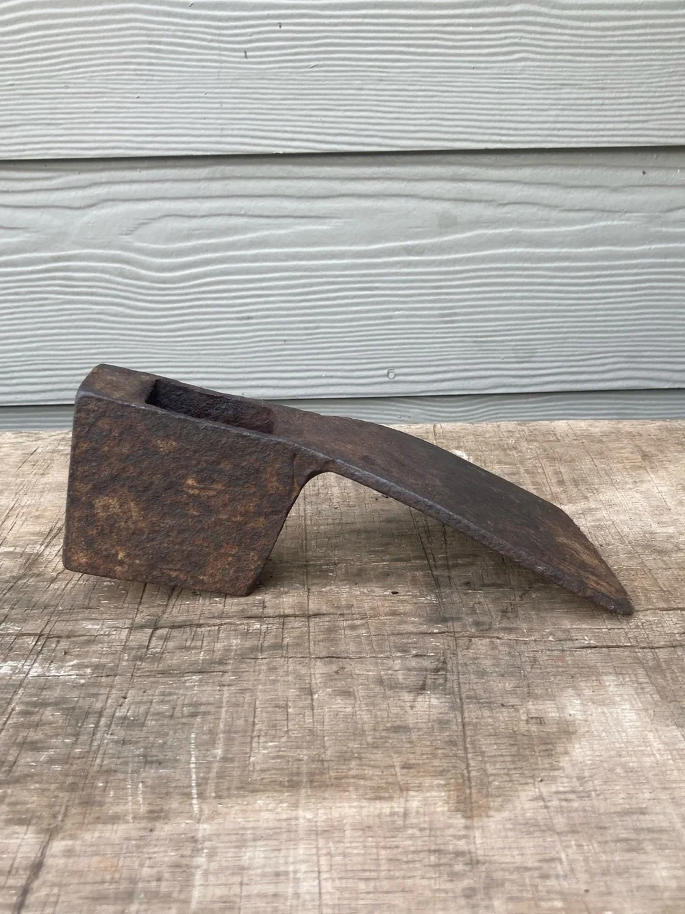 Old Axe Blade No Handle Rusty 9.5” Long